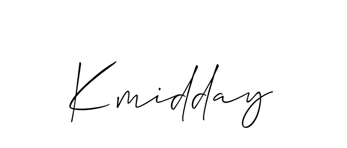 Similarly Allison_Script is the best handwritten signature design. Signature creator online .You can use it as an online autograph creator for name Kmidday. Kmidday signature style 2 images and pictures png