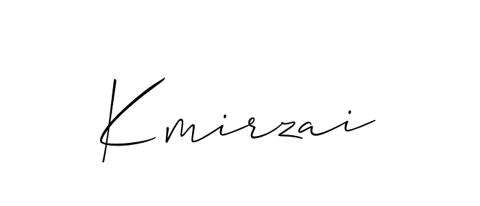 How to Draw Kmirzai signature style? Allison_Script is a latest design signature styles for name Kmirzai. Kmirzai signature style 2 images and pictures png