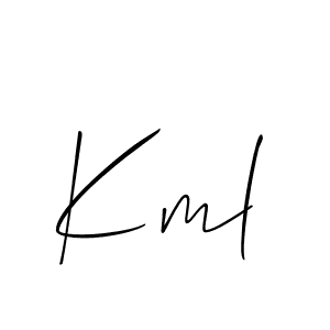 How to make Kml name signature. Use Allison_Script style for creating short signs online. This is the latest handwritten sign. Kml signature style 2 images and pictures png