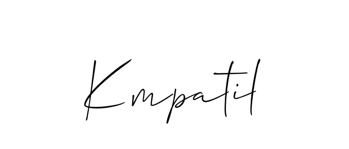 Make a beautiful signature design for name Kmpatil. Use this online signature maker to create a handwritten signature for free. Kmpatil signature style 2 images and pictures png