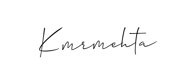 if you are searching for the best signature style for your name Kmrmehta. so please give up your signature search. here we have designed multiple signature styles  using Allison_Script. Kmrmehta signature style 2 images and pictures png