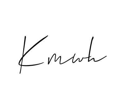 Also You can easily find your signature by using the search form. We will create Kmwh name handwritten signature images for you free of cost using Allison_Script sign style. Kmwh signature style 2 images and pictures png