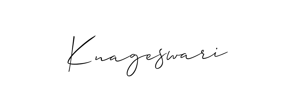 The best way (Allison_Script) to make a short signature is to pick only two or three words in your name. The name Knageswari include a total of six letters. For converting this name. Knageswari signature style 2 images and pictures png