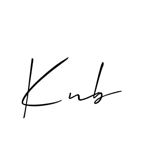 It looks lik you need a new signature style for name Knb. Design unique handwritten (Allison_Script) signature with our free signature maker in just a few clicks. Knb signature style 2 images and pictures png