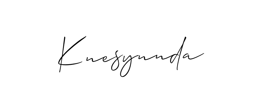 Also You can easily find your signature by using the search form. We will create Knesynnda name handwritten signature images for you free of cost using Allison_Script sign style. Knesynnda signature style 2 images and pictures png