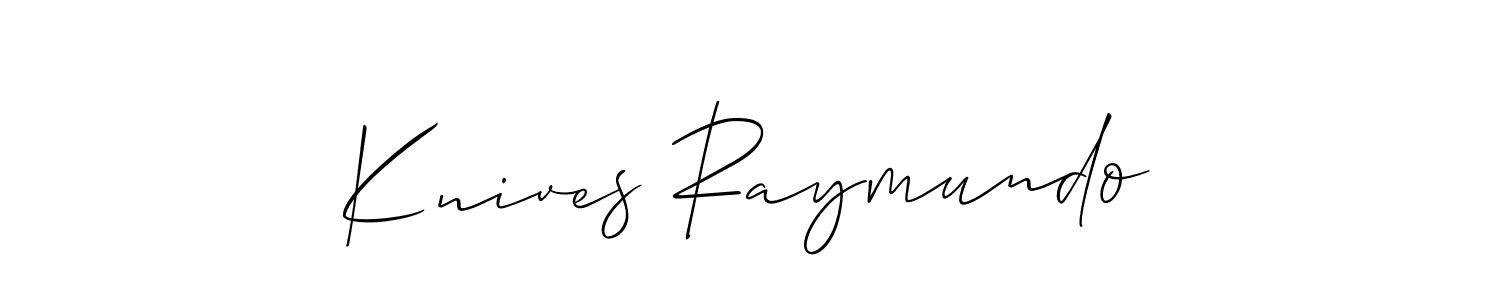 Make a beautiful signature design for name Knives Raymundo. Use this online signature maker to create a handwritten signature for free. Knives Raymundo signature style 2 images and pictures png