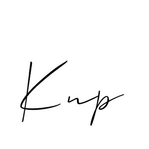 Knp stylish signature style. Best Handwritten Sign (Allison_Script) for my name. Handwritten Signature Collection Ideas for my name Knp. Knp signature style 2 images and pictures png