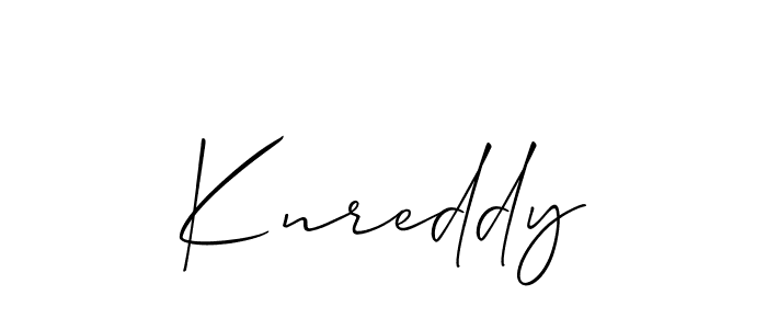 Knreddy stylish signature style. Best Handwritten Sign (Allison_Script) for my name. Handwritten Signature Collection Ideas for my name Knreddy. Knreddy signature style 2 images and pictures png