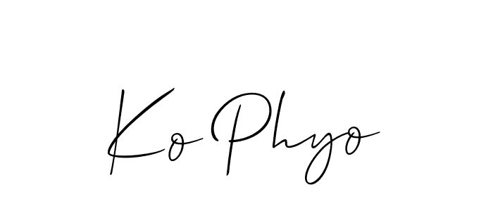 Check out images of Autograph of Ko Phyo name. Actor Ko Phyo Signature Style. Allison_Script is a professional sign style online. Ko Phyo signature style 2 images and pictures png