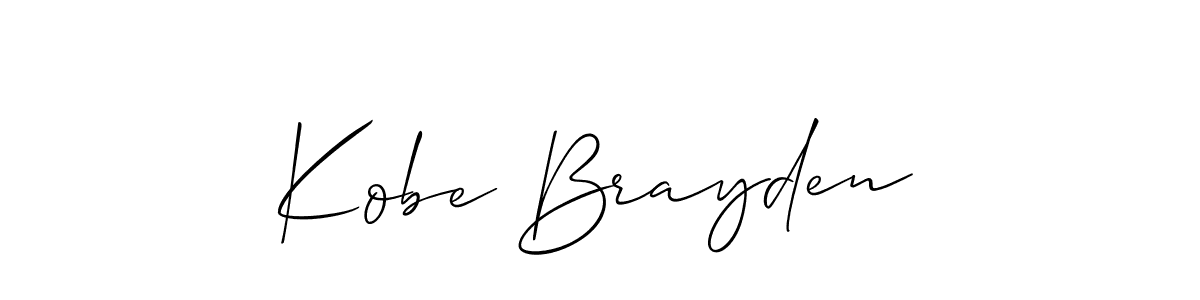 Similarly Allison_Script is the best handwritten signature design. Signature creator online .You can use it as an online autograph creator for name Kobe Brayden. Kobe Brayden signature style 2 images and pictures png