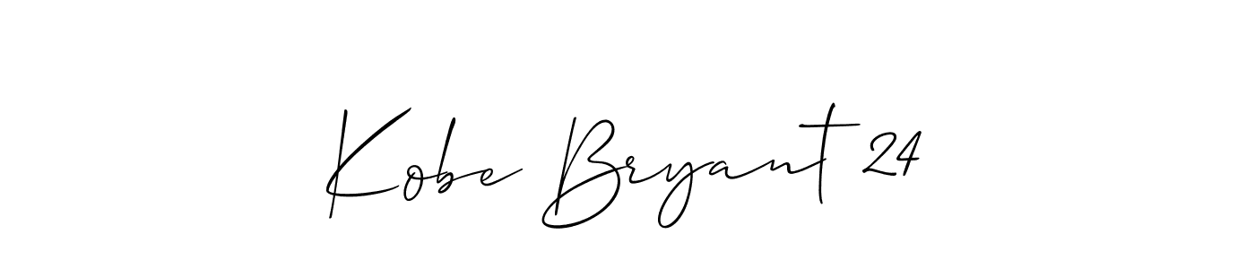 The best way (Allison_Script) to make a short signature is to pick only two or three words in your name. The name Kobe Bryant 24 include a total of six letters. For converting this name. Kobe Bryant 24 signature style 2 images and pictures png