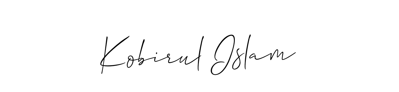Make a beautiful signature design for name Kobirul Islam. Use this online signature maker to create a handwritten signature for free. Kobirul Islam signature style 2 images and pictures png