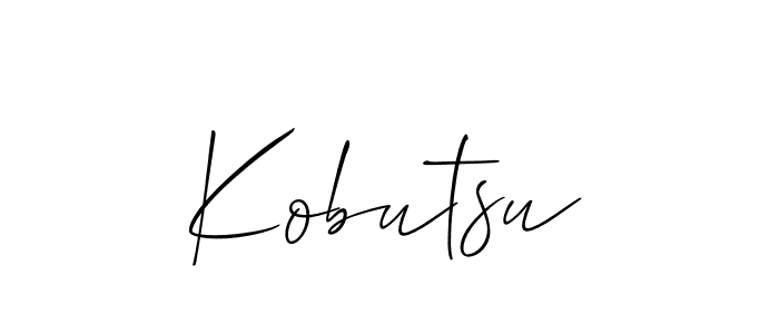 Kobutsu stylish signature style. Best Handwritten Sign (Allison_Script) for my name. Handwritten Signature Collection Ideas for my name Kobutsu. Kobutsu signature style 2 images and pictures png