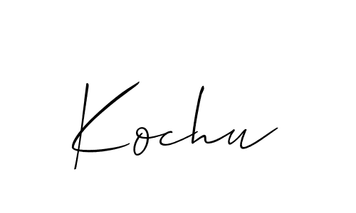 Make a beautiful signature design for name Kochu. Use this online signature maker to create a handwritten signature for free. Kochu signature style 2 images and pictures png