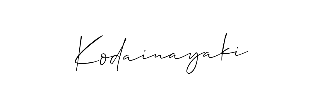 Make a short Kodainayaki signature style. Manage your documents anywhere anytime using Allison_Script. Create and add eSignatures, submit forms, share and send files easily. Kodainayaki signature style 2 images and pictures png