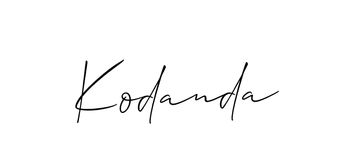 Kodanda stylish signature style. Best Handwritten Sign (Allison_Script) for my name. Handwritten Signature Collection Ideas for my name Kodanda. Kodanda signature style 2 images and pictures png