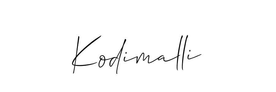 Here are the top 10 professional signature styles for the name Kodimalli. These are the best autograph styles you can use for your name. Kodimalli signature style 2 images and pictures png