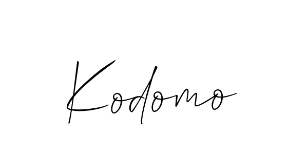 Also You can easily find your signature by using the search form. We will create Kodomo name handwritten signature images for you free of cost using Allison_Script sign style. Kodomo signature style 2 images and pictures png