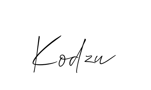 You can use this online signature creator to create a handwritten signature for the name Kodzu. This is the best online autograph maker. Kodzu signature style 2 images and pictures png