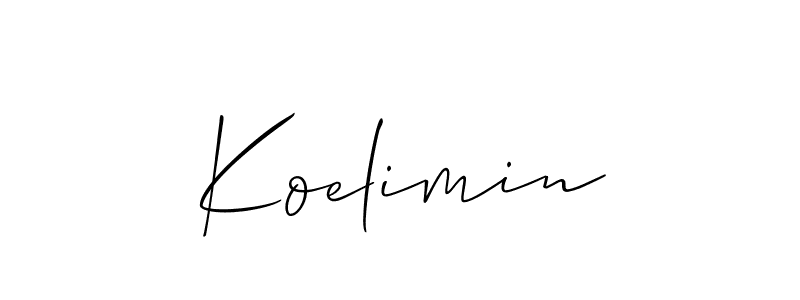 See photos of Koelimin official signature by Spectra . Check more albums & portfolios. Read reviews & check more about Allison_Script font. Koelimin signature style 2 images and pictures png