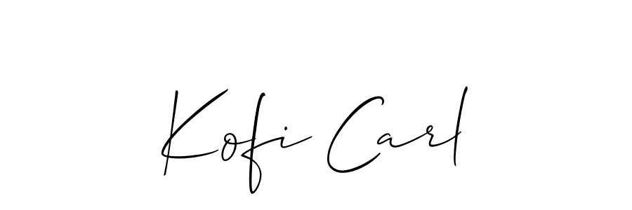 See photos of Kofi Carl official signature by Spectra . Check more albums & portfolios. Read reviews & check more about Allison_Script font. Kofi Carl signature style 2 images and pictures png
