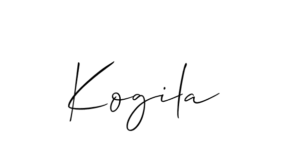 Once you've used our free online signature maker to create your best signature Allison_Script style, it's time to enjoy all of the benefits that Kogila name signing documents. Kogila signature style 2 images and pictures png