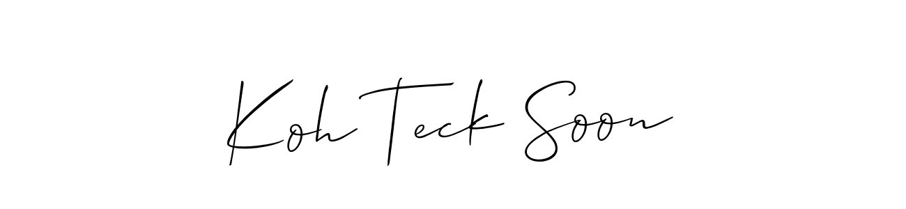 You can use this online signature creator to create a handwritten signature for the name Koh Teck Soon. This is the best online autograph maker. Koh Teck Soon signature style 2 images and pictures png