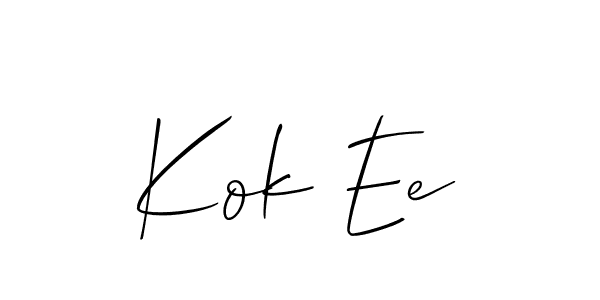 Make a beautiful signature design for name Kok Ee. Use this online signature maker to create a handwritten signature for free. Kok Ee signature style 2 images and pictures png