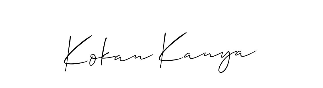 See photos of Kokan Kanya official signature by Spectra . Check more albums & portfolios. Read reviews & check more about Allison_Script font. Kokan Kanya signature style 2 images and pictures png