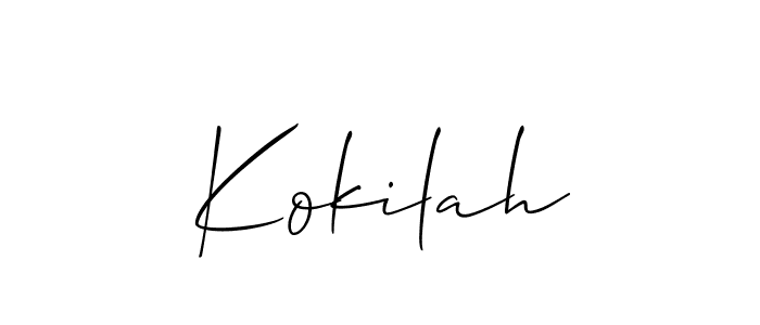 This is the best signature style for the Kokilah name. Also you like these signature font (Allison_Script). Mix name signature. Kokilah signature style 2 images and pictures png
