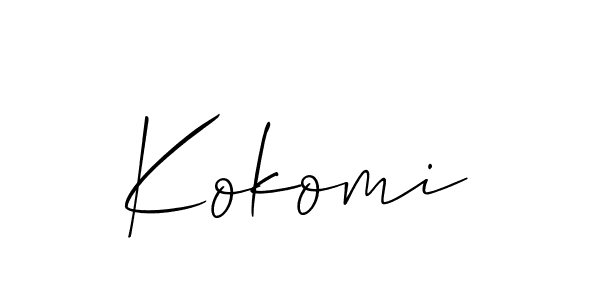 The best way (Allison_Script) to make a short signature is to pick only two or three words in your name. The name Kokomi include a total of six letters. For converting this name. Kokomi signature style 2 images and pictures png