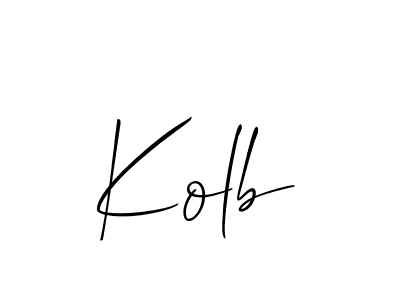 Make a beautiful signature design for name Kolb. Use this online signature maker to create a handwritten signature for free. Kolb signature style 2 images and pictures png