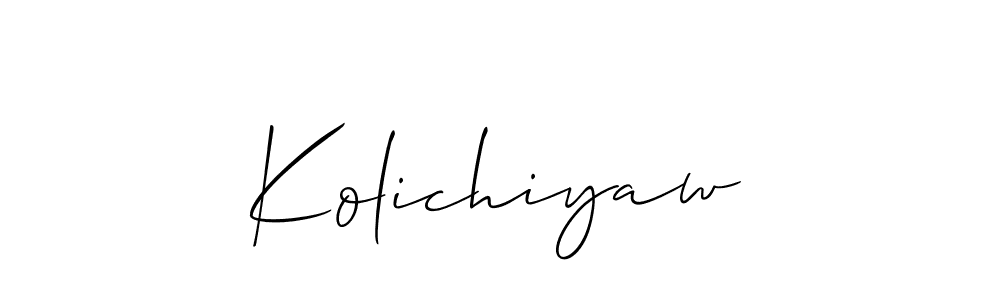 Make a beautiful signature design for name Kolichiyaw. Use this online signature maker to create a handwritten signature for free. Kolichiyaw signature style 2 images and pictures png