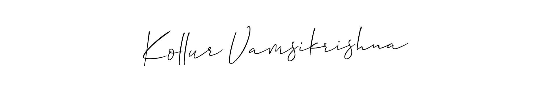 Here are the top 10 professional signature styles for the name Kollur Vamsikrishna. These are the best autograph styles you can use for your name. Kollur Vamsikrishna signature style 2 images and pictures png