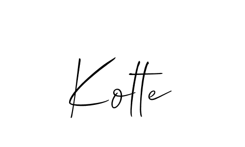 Best and Professional Signature Style for Kolte. Allison_Script Best Signature Style Collection. Kolte signature style 2 images and pictures png