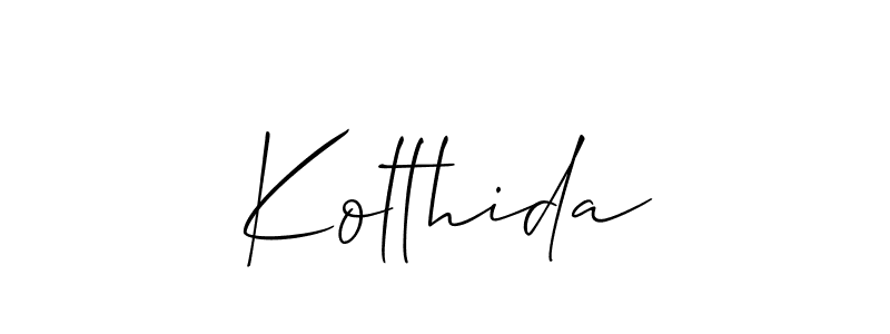 How to make Kolthida name signature. Use Allison_Script style for creating short signs online. This is the latest handwritten sign. Kolthida signature style 2 images and pictures png