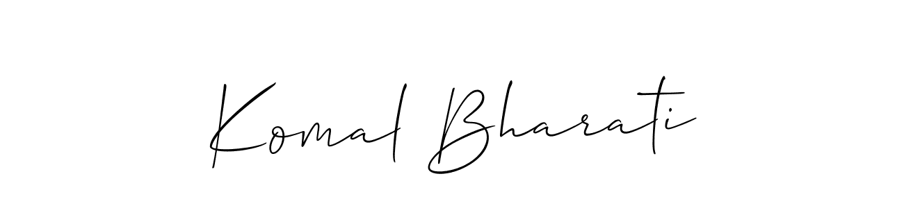 Check out images of Autograph of Komal Bharati name. Actor Komal Bharati Signature Style. Allison_Script is a professional sign style online. Komal Bharati signature style 2 images and pictures png