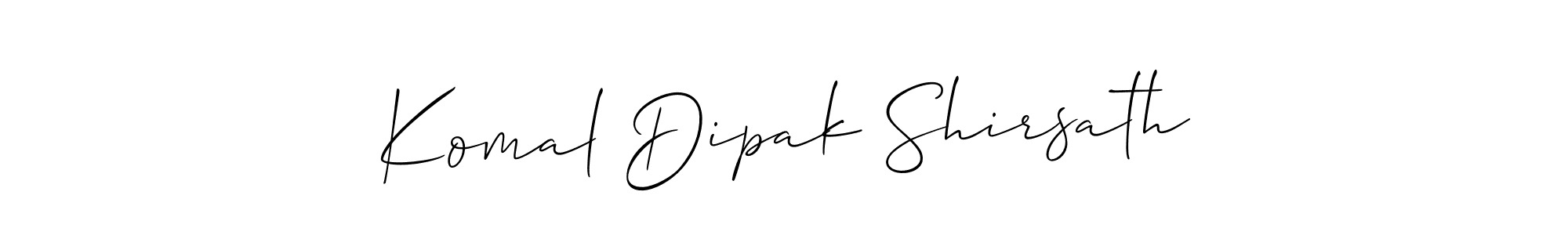 Here are the top 10 professional signature styles for the name Komal Dipak Shirsath. These are the best autograph styles you can use for your name. Komal Dipak Shirsath signature style 2 images and pictures png