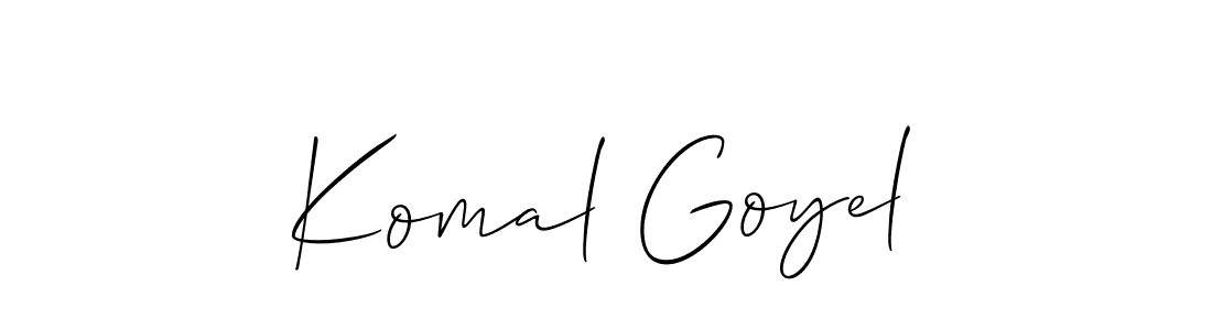 Check out images of Autograph of Komal Goyel name. Actor Komal Goyel Signature Style. Allison_Script is a professional sign style online. Komal Goyel signature style 2 images and pictures png