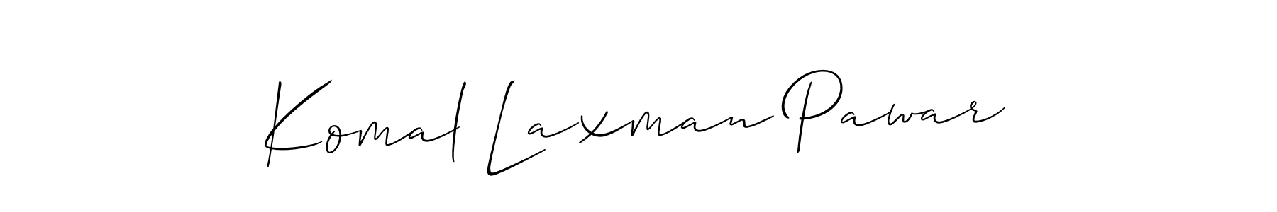 Make a beautiful signature design for name Komal Laxman Pawar. Use this online signature maker to create a handwritten signature for free. Komal Laxman Pawar signature style 2 images and pictures png