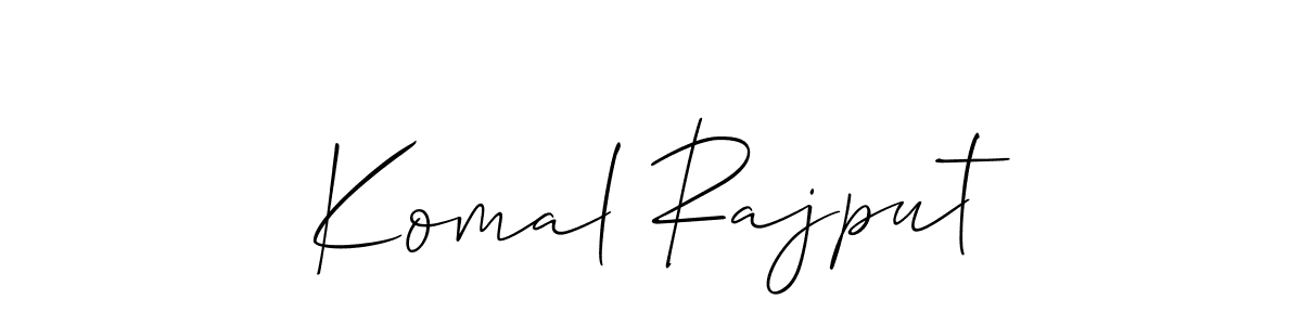 Make a beautiful signature design for name Komal Rajput. Use this online signature maker to create a handwritten signature for free. Komal Rajput signature style 2 images and pictures png