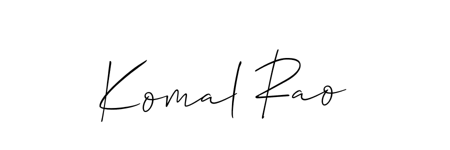 Also You can easily find your signature by using the search form. We will create Komal Rao name handwritten signature images for you free of cost using Allison_Script sign style. Komal Rao signature style 2 images and pictures png