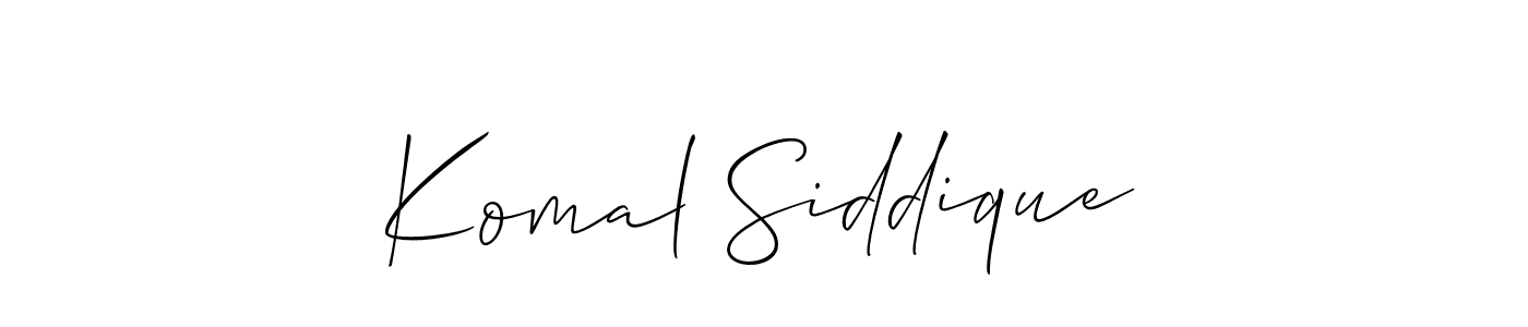 You can use this online signature creator to create a handwritten signature for the name Komal Siddique. This is the best online autograph maker. Komal Siddique signature style 2 images and pictures png