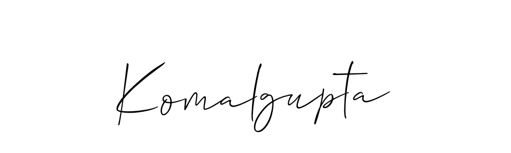 if you are searching for the best signature style for your name Komalgupta. so please give up your signature search. here we have designed multiple signature styles  using Allison_Script. Komalgupta signature style 2 images and pictures png