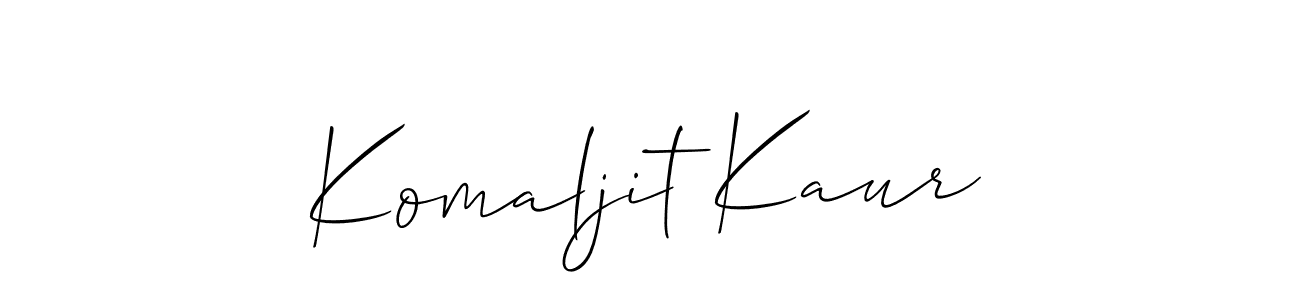 if you are searching for the best signature style for your name Komaljit Kaur. so please give up your signature search. here we have designed multiple signature styles  using Allison_Script. Komaljit Kaur signature style 2 images and pictures png