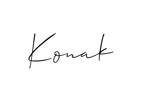 It looks lik you need a new signature style for name Konak. Design unique handwritten (Allison_Script) signature with our free signature maker in just a few clicks. Konak signature style 2 images and pictures png