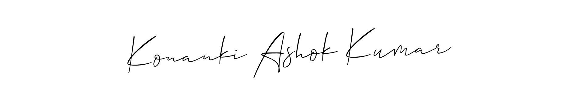 Once you've used our free online signature maker to create your best signature Allison_Script style, it's time to enjoy all of the benefits that Konanki Ashok Kumar name signing documents. Konanki Ashok Kumar signature style 2 images and pictures png