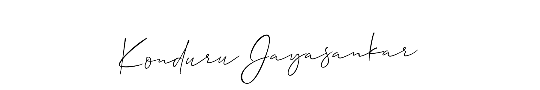 Make a beautiful signature design for name Konduru Jayasankar. Use this online signature maker to create a handwritten signature for free. Konduru Jayasankar signature style 2 images and pictures png