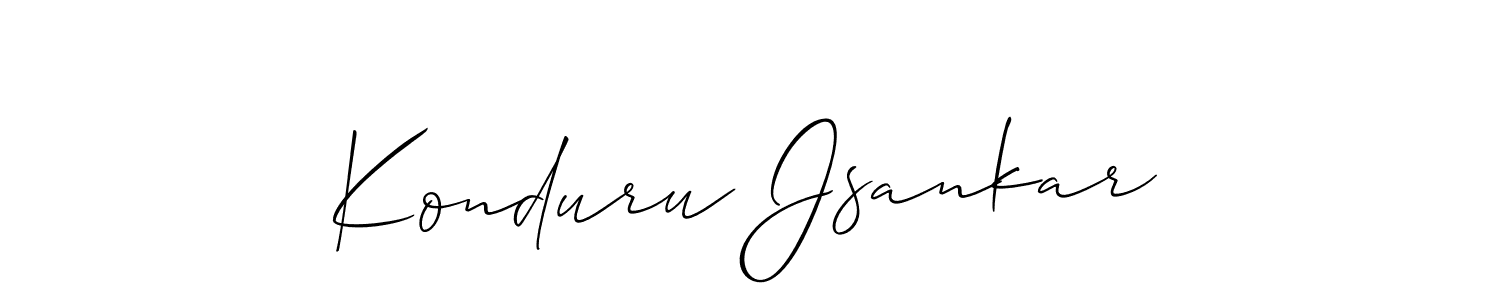 Also You can easily find your signature by using the search form. We will create Konduru Jsankar name handwritten signature images for you free of cost using Allison_Script sign style. Konduru Jsankar signature style 2 images and pictures png