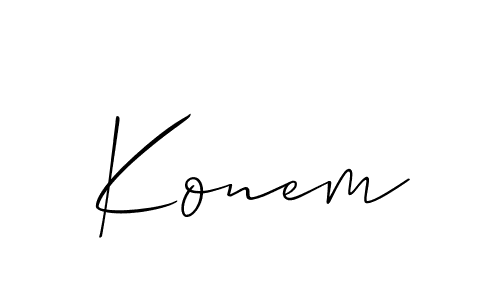Make a beautiful signature design for name Konem. Use this online signature maker to create a handwritten signature for free. Konem signature style 2 images and pictures png